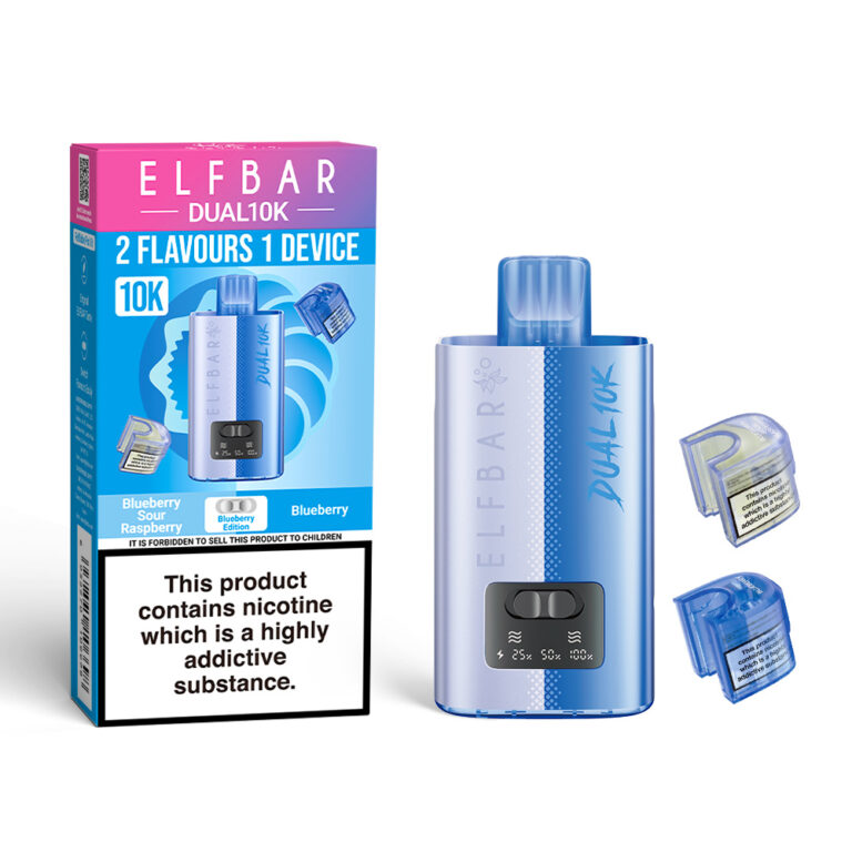 ELFBAR DUAL10K Prefilled Pod Kit_Blueberry Edition