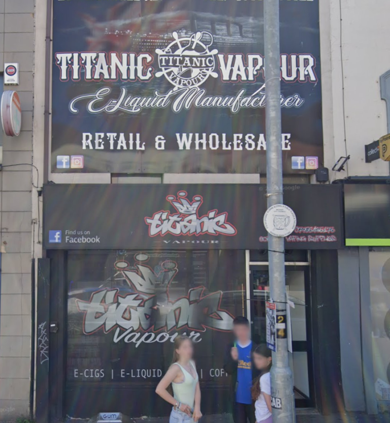 Titanic Vapour store