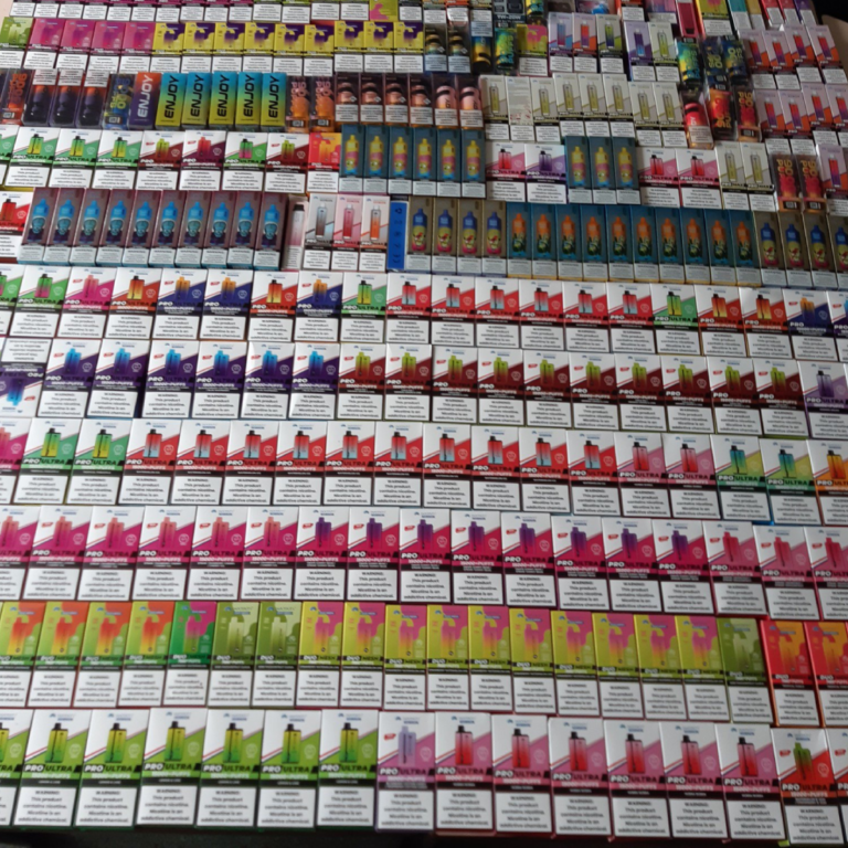 Illegal vapes seized in Southend